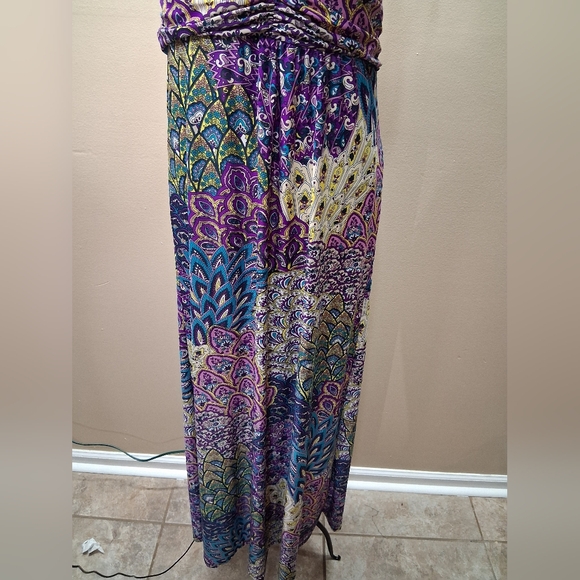 NWT  Dress Colorful Patterned Scarf - Picture 5 of 10